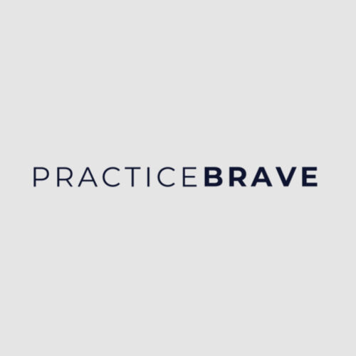 Practice Brave Sticker 1.75 x 5.5" Rectangle Thumbnail